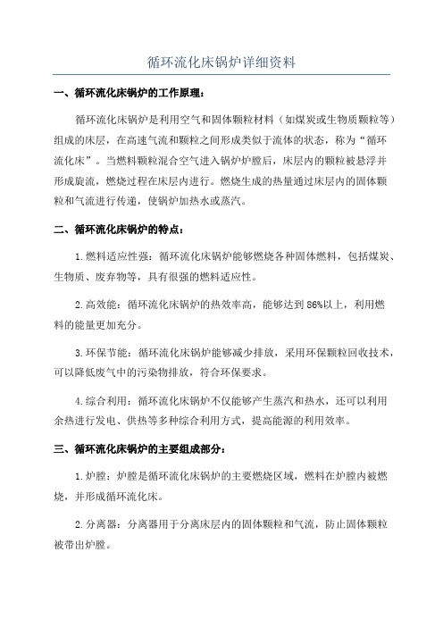 循环流化床锅炉详细资料