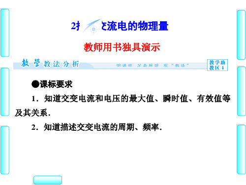 教科版高中物理选修3-2课件第2章-2