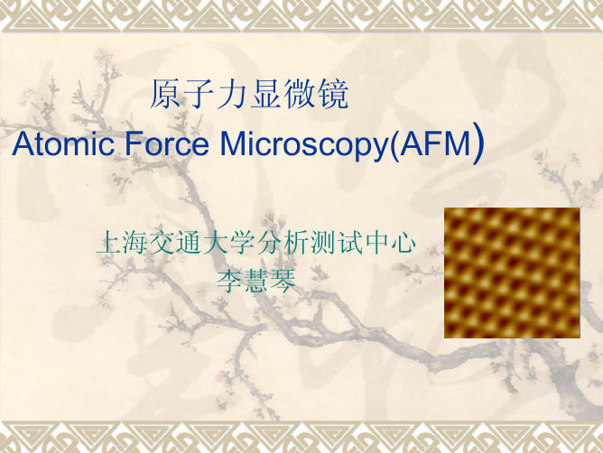 原子力显微镜 AFM —上海交大分析测试中心