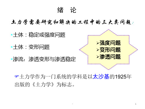 土力学基本知识PPT课件