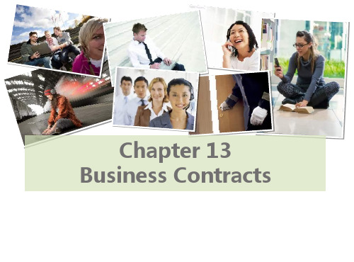 外贸函电实务 chapter 13 business contract (商业合同)