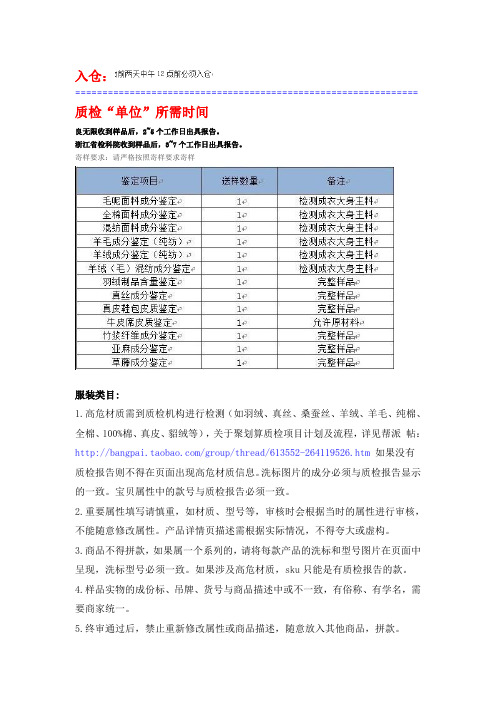 聚划算相关规则汇总