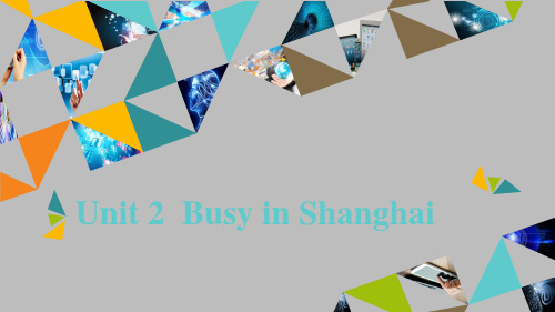 外研版高中英语中国之旅(学生用书)：Unit 2  Busy in Shanghai