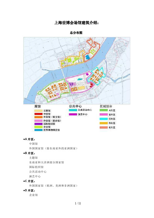 上海世博会场馆建筑介绍