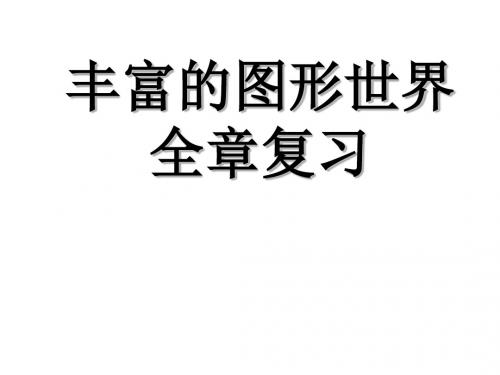 鲁教版(五四制)六年级上册数学《丰富的图形世界》章末复习课件(共22张PPT)