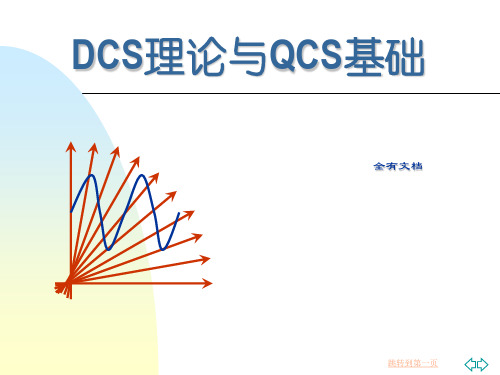 DCS理论与QCS基础培训课件