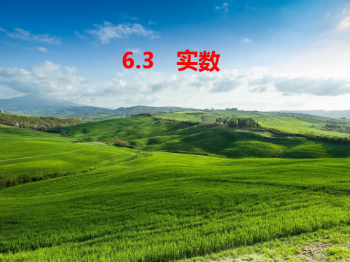 人教版七年级下册 6.3《实数》 课件(共28张PPT)