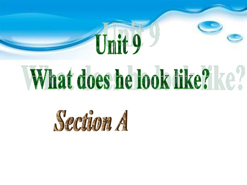 七年级下册英语《Unit9What_does_he_look_like》课件