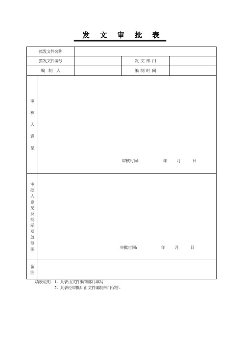 贯标文件表格汇总-新版