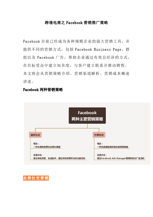 跨境电商之Facebook营销推广策略