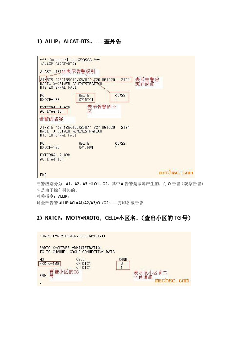 爱立信WINFIOL操作附参数解释及截图