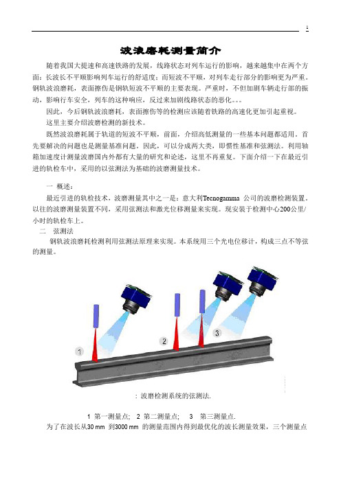 钢轨波浪磨耗测量简介