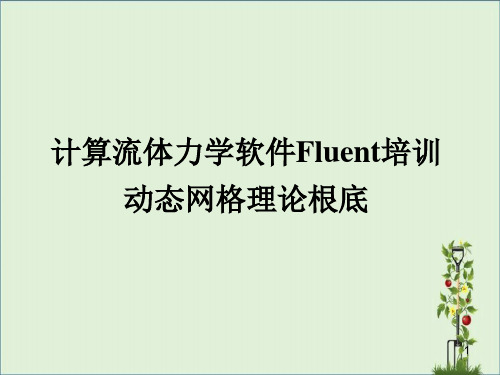 4-1Fluent流体模拟培训教程-动网格详解