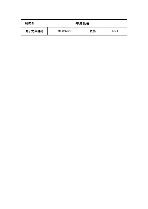 某公司的年度报告