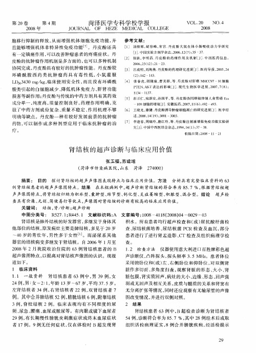 肾结核的超声诊断与临床应用价值