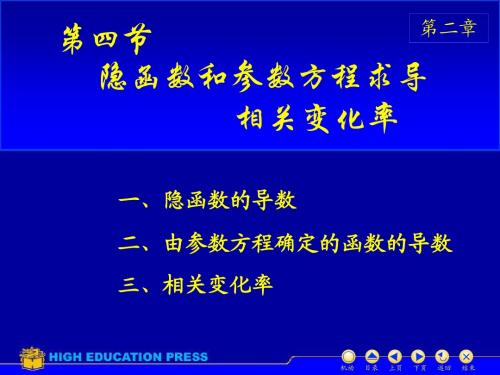 隐函数的导数