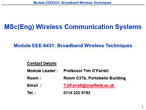 wireless communication