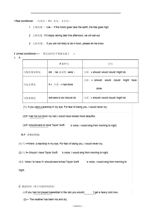 虚拟语气必备句子