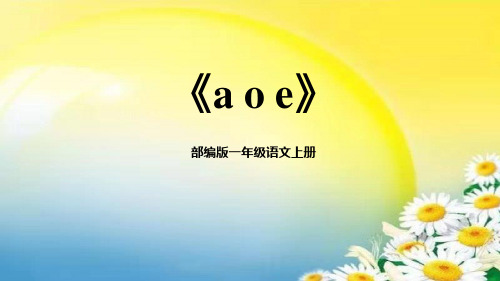 《aoe》PPT优秀课件