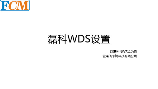 磊科NW717WDS设置教程