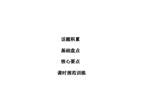 高考英语大一轮复习 第1部分 模块考点复习 Unit 22 En
