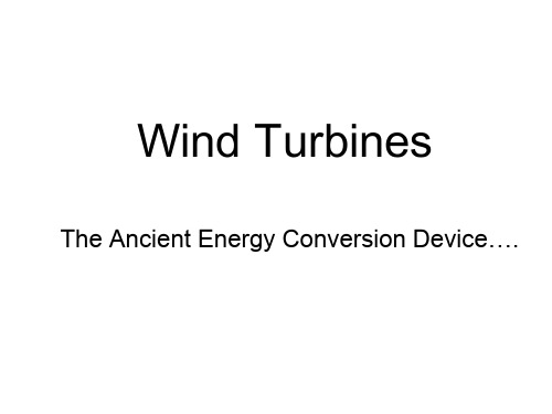 Wind Turbines