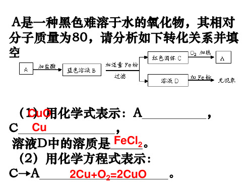 九年级科学化学实验探究(PPT)3-3