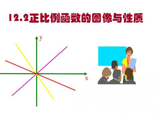 正比例函数的图像及性质