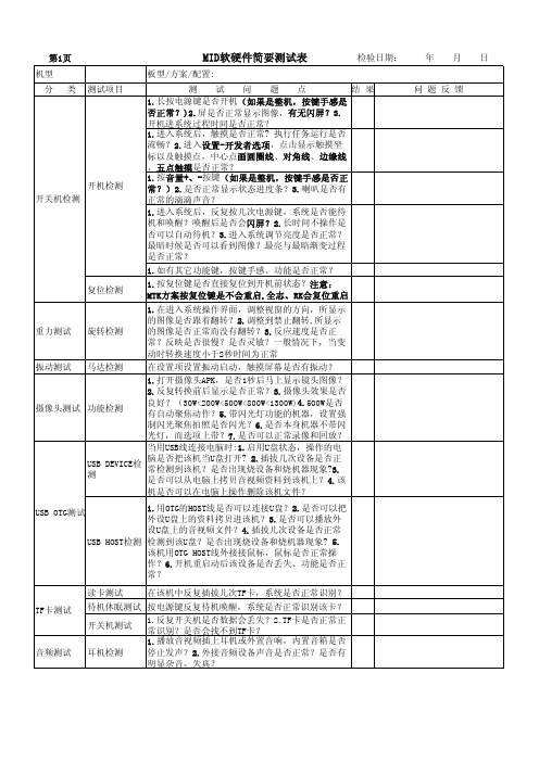 咏乐样机简要测试报告