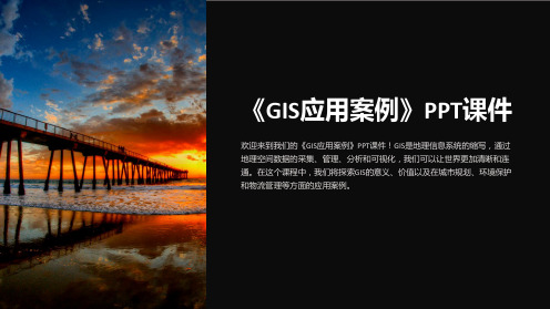 《GIS应用案例》课件