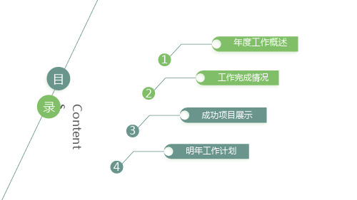 小清新月季度总结计划述职报告PPT模板