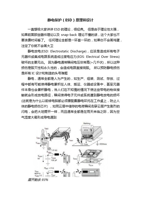 静电保护（ESD）原理和设计