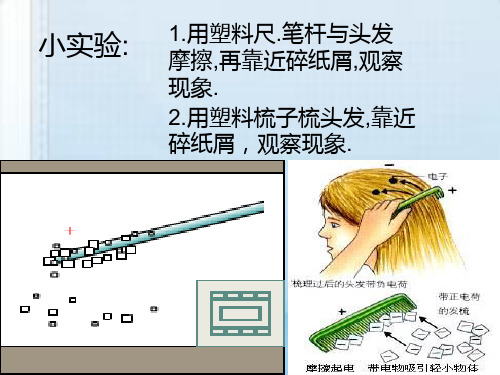 初中物理人教九年级全一册第十五章电流和电路新人教版九年级物理第十五章第一节《两种电荷》