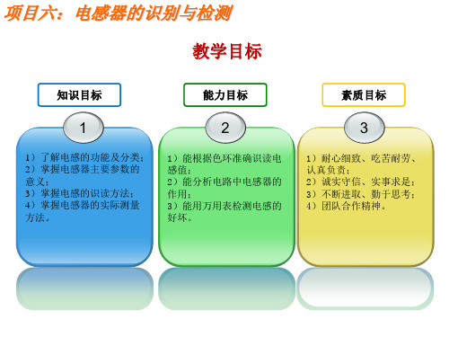 项目6电感器的识别与测量ppt课件