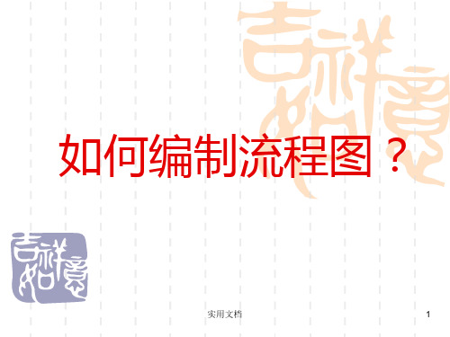 如何编制流程图?