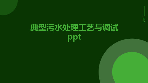 典型污水处理工艺与调试ppt