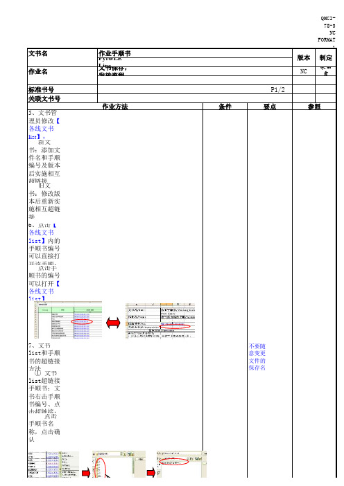 作业手顺书制作