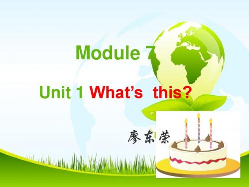 (外研版)最新新标准小学英语三年级上册-Module--7-unit1-Happy-birthday-生日快乐!