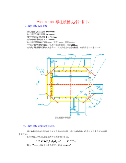 2000×1800墩柱计算书