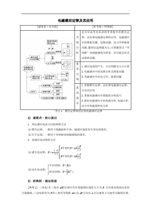 2021高考物理二轮复习专题复习篇专题4第2讲电磁感应定律及其应用学案.doc