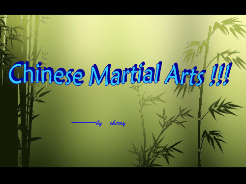 martial arts