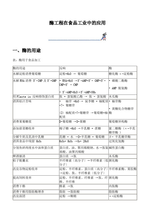 酶工程在食品工业中的应用