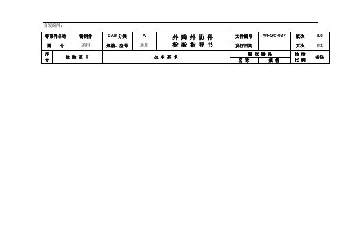 铸钢件检验指导书