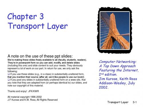 计算机网络-5_Transport_Layer(传输层协议)解析