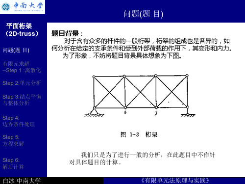 3自然离散系统的有限元法2Dtruss