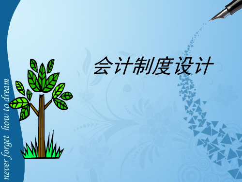 企业会计制度设计12资料PPT课件