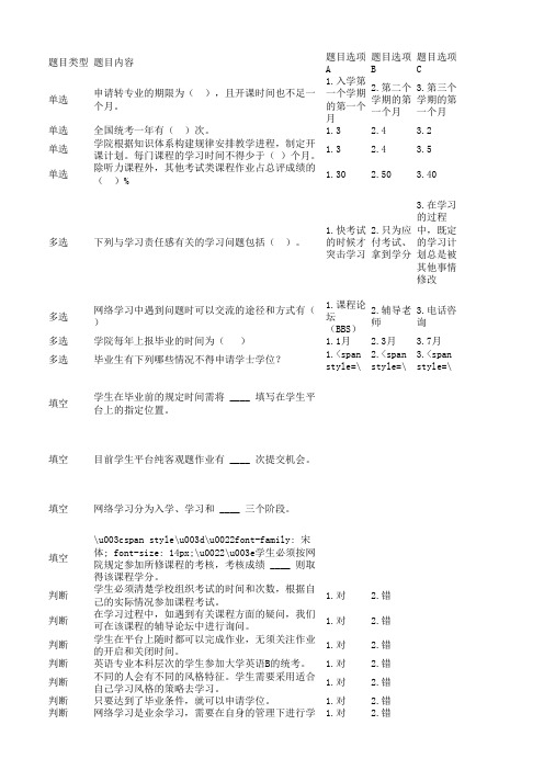 北语18秋《远程学习方法导论》作业_2