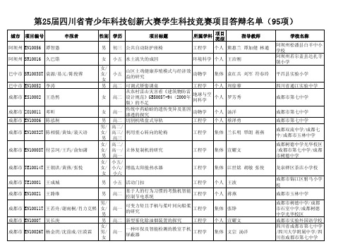 科技创新大赛学生科技竞赛项目答辩