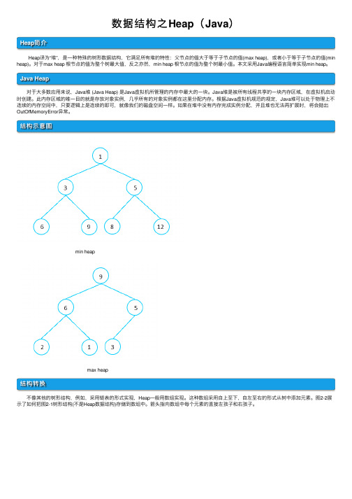 数据结构之Heap（Java）