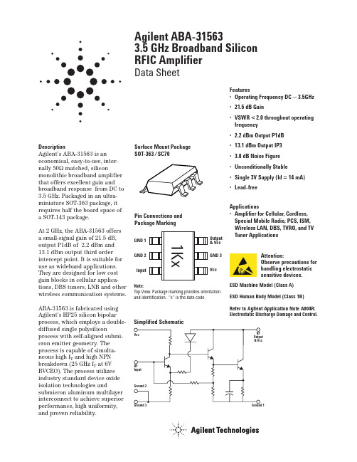 ABA-31563-TR2G中文资料